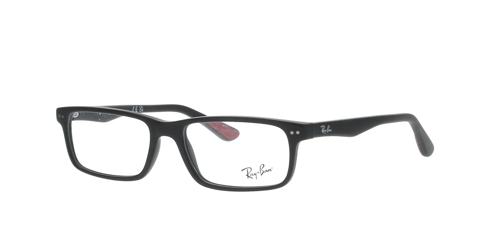 Rayban Rectangle Matt Black Frame sold by Fashion Eyewear
