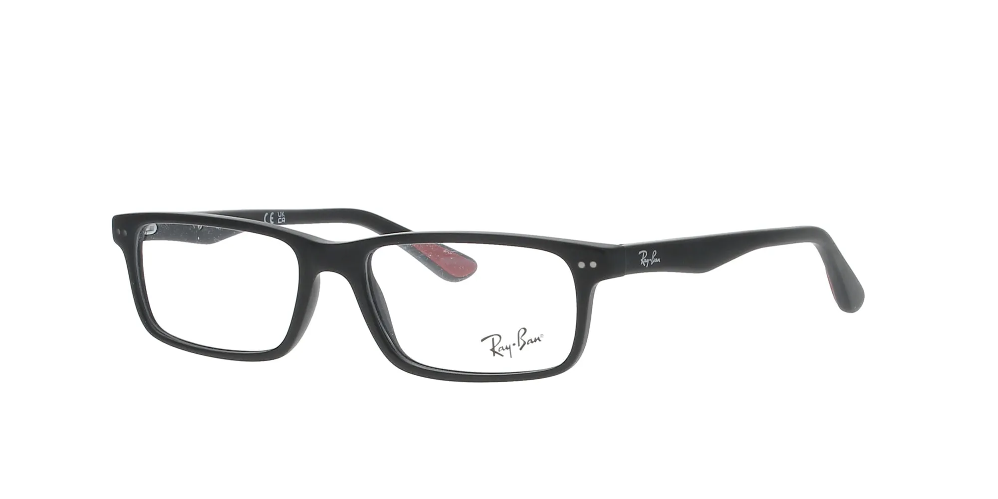 Rayban Rectangle Matt Black Frame sold by Fashion Eyewear