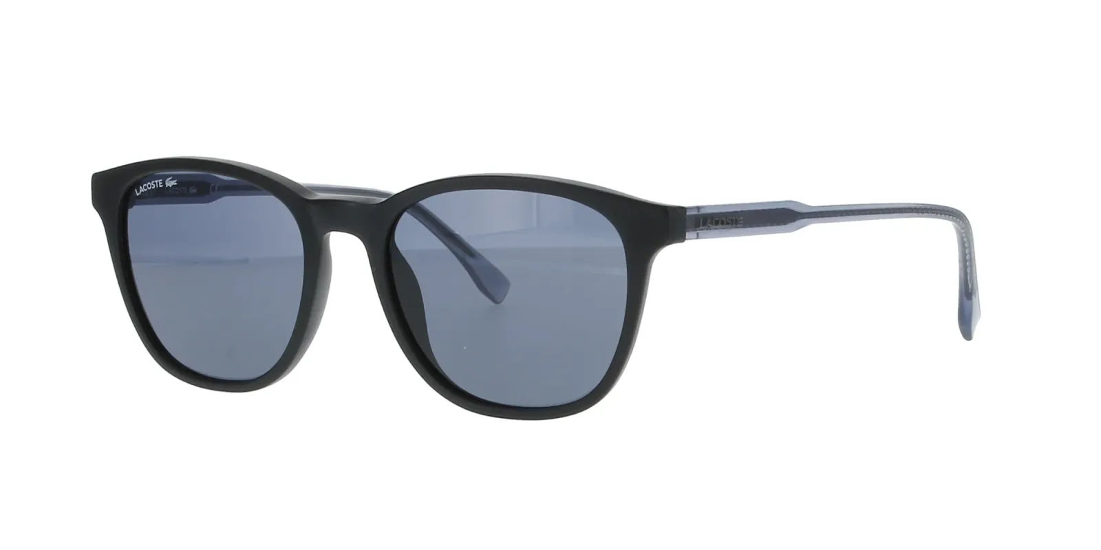 Round Matt Black Lacoste Sunglasses sold by Fashion Eyewear