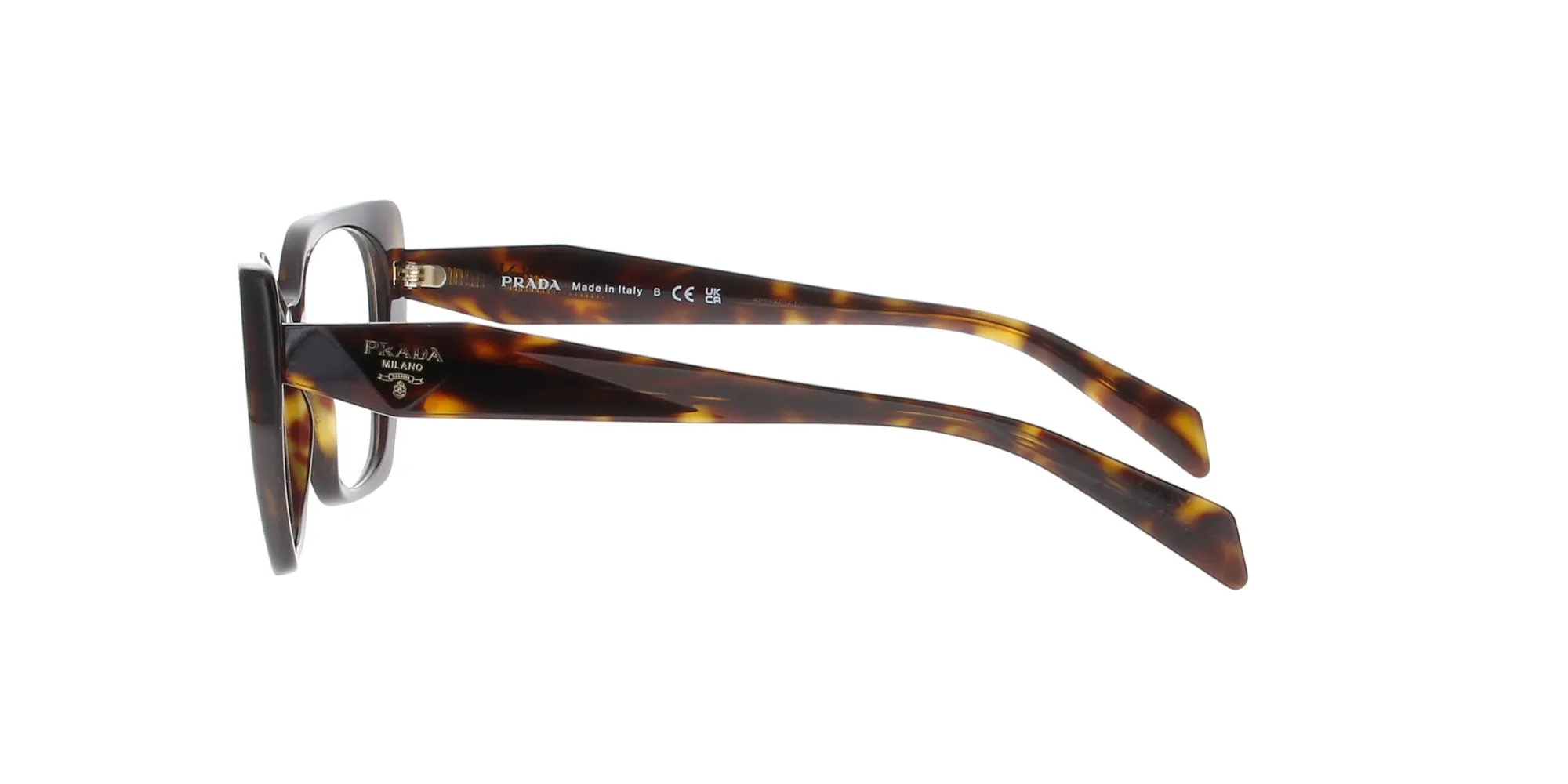 Prada Angular Havana Frame sold by Fashion Eyewear product image thumbnail 3