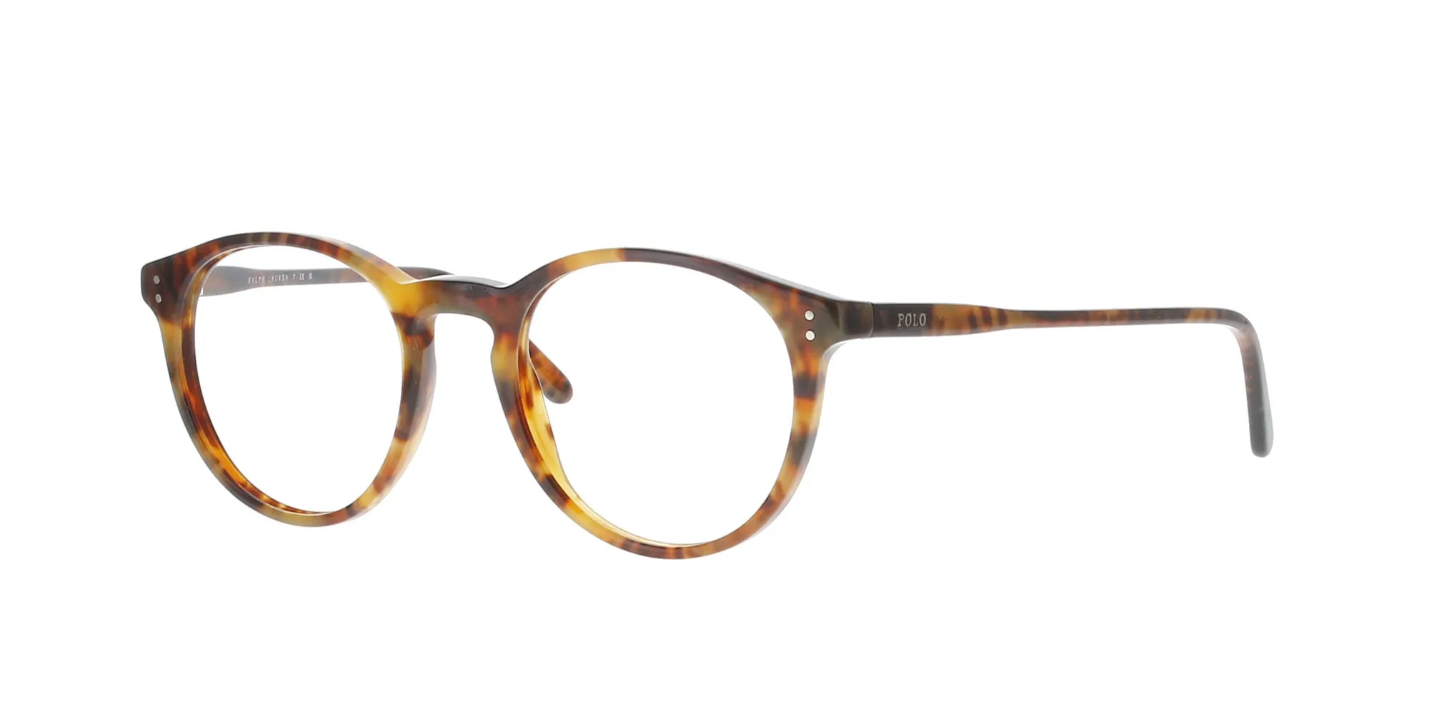 RALPH LAUREN Round Shiny Havana Frame sold by Fashion Eyewear