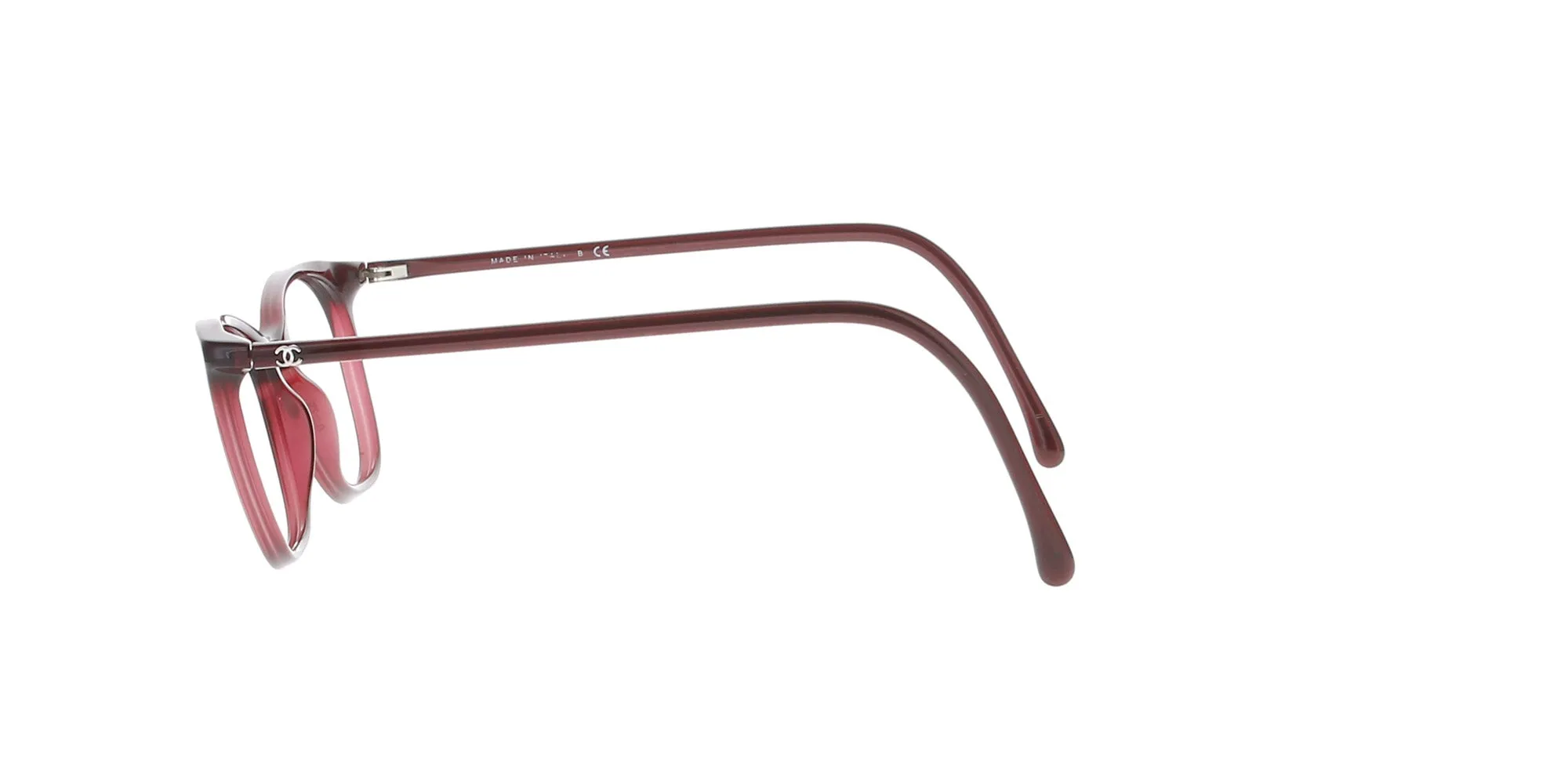 CHANEL Oval Burgundy Frame sold by Fashion Eyewear product image thumbnail 3
