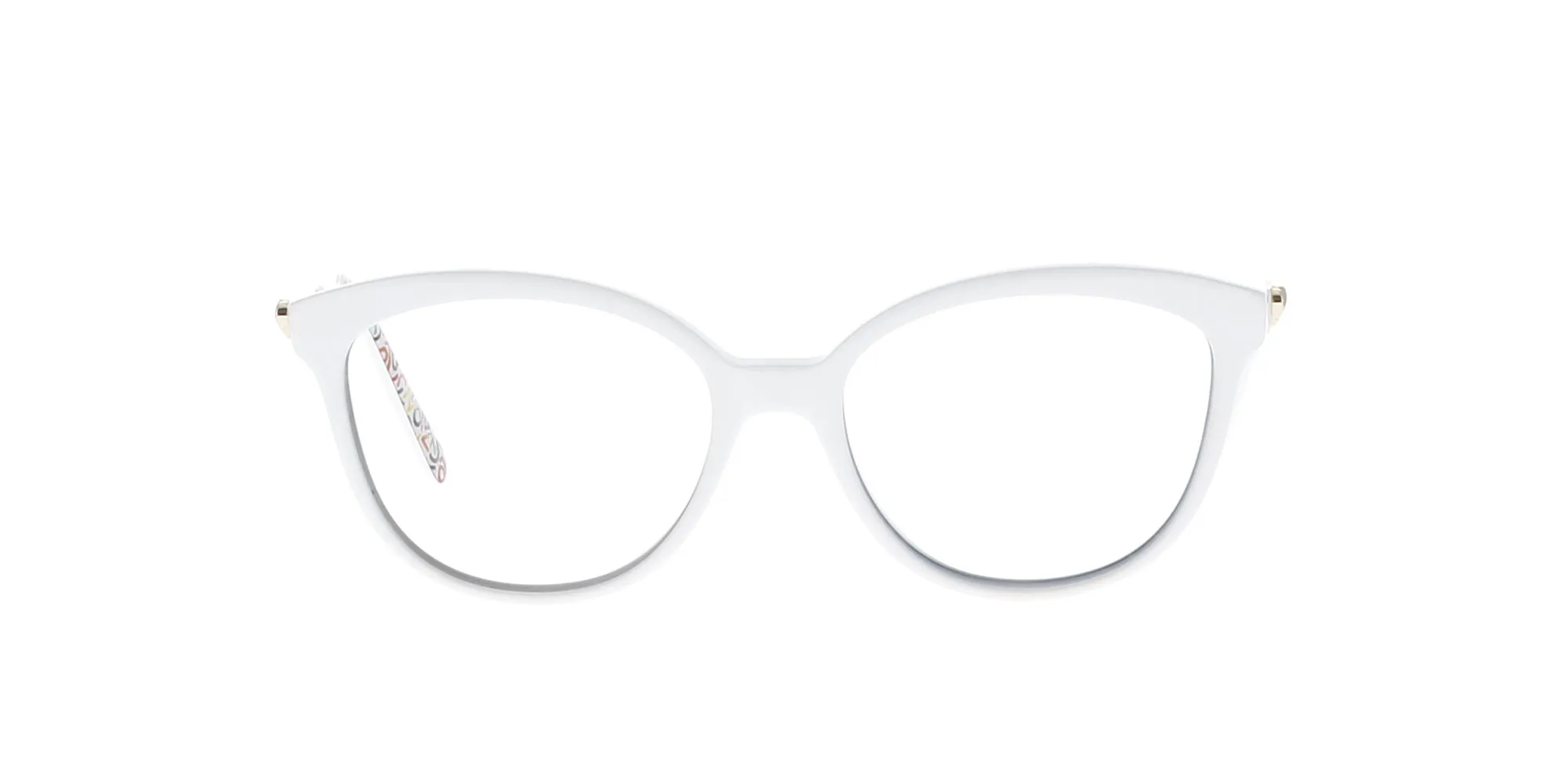 White Love MOSCHINO Round Frame sold by Fashion Eyewear product image thumbnail 2