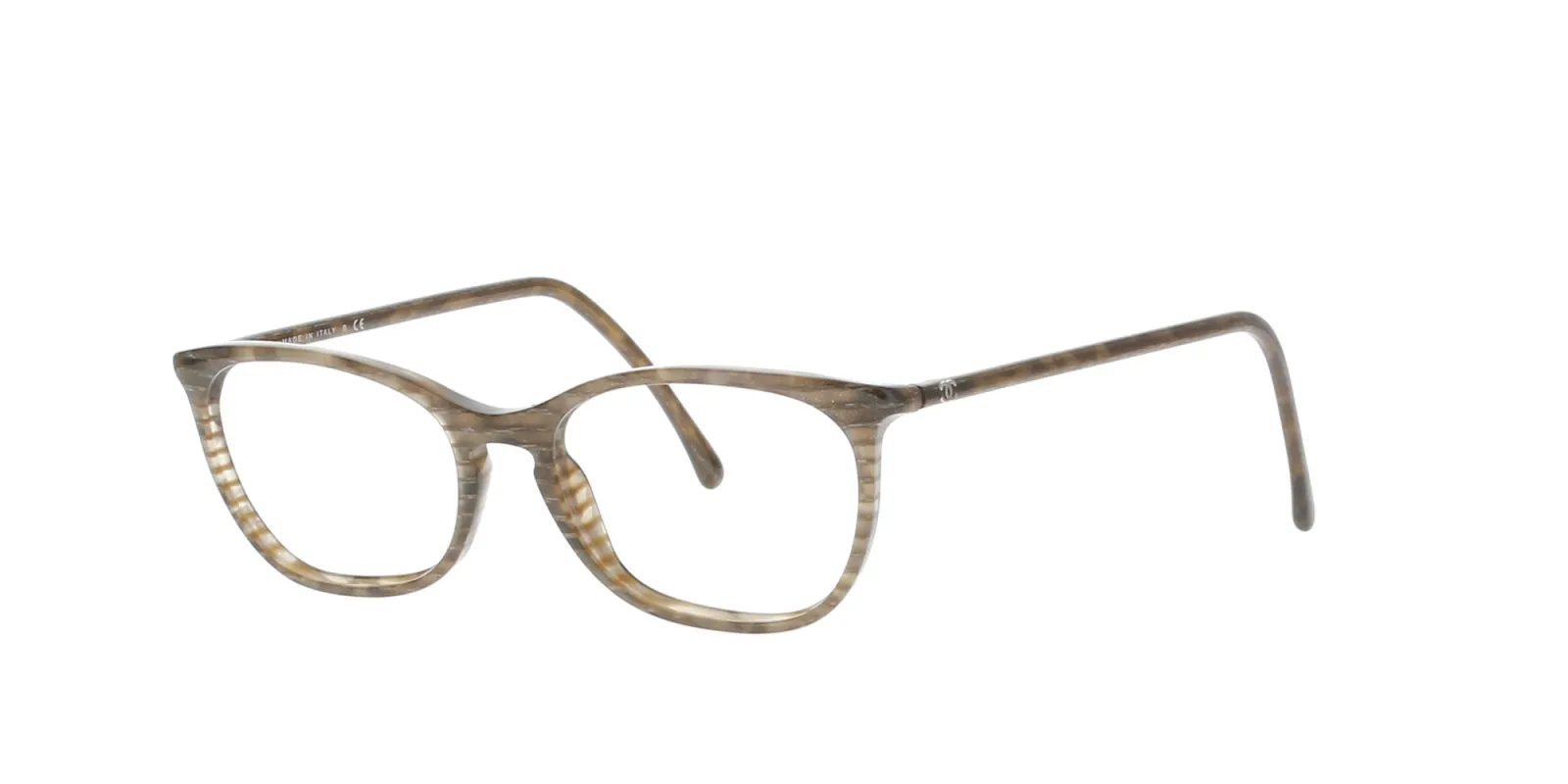 Chanel Striped Frame sold by Fashion Eyewear