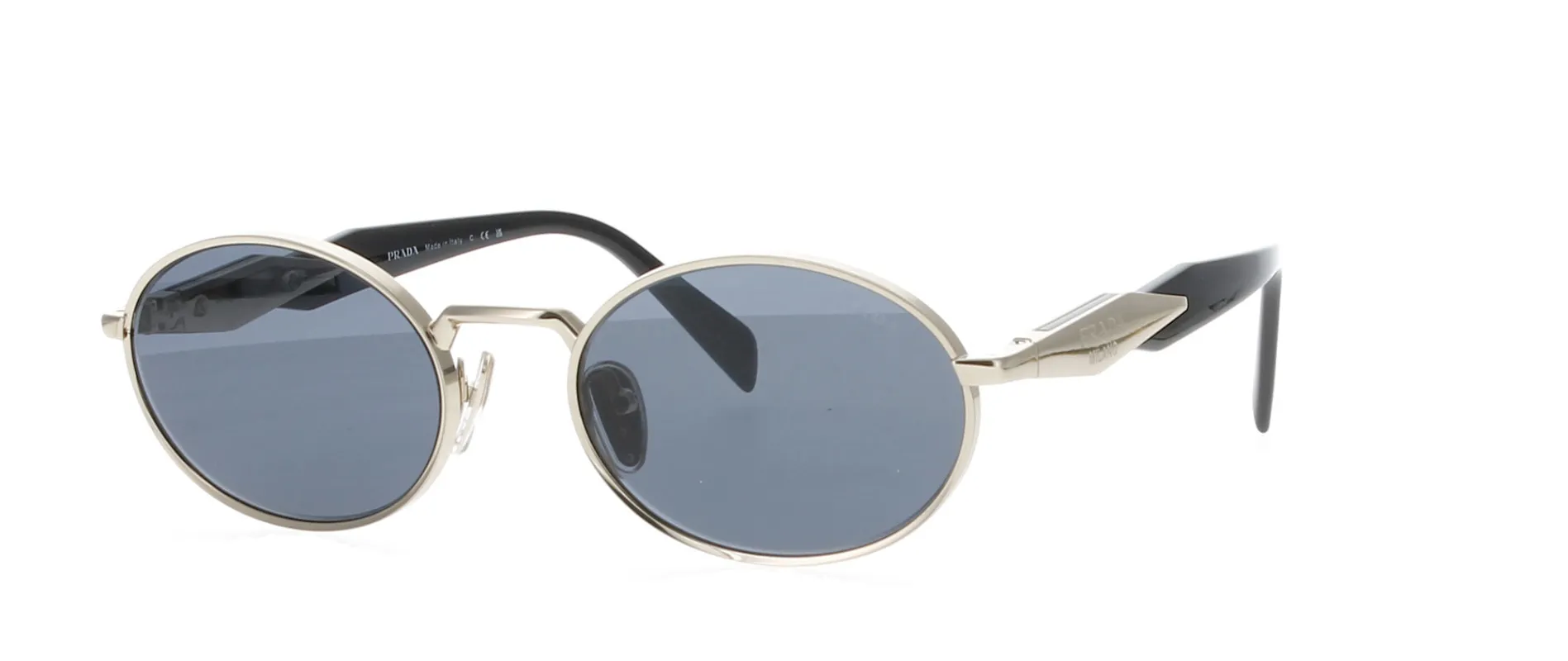 PRADA Metal Oval Sunglasses made by Fashion Eyewear
