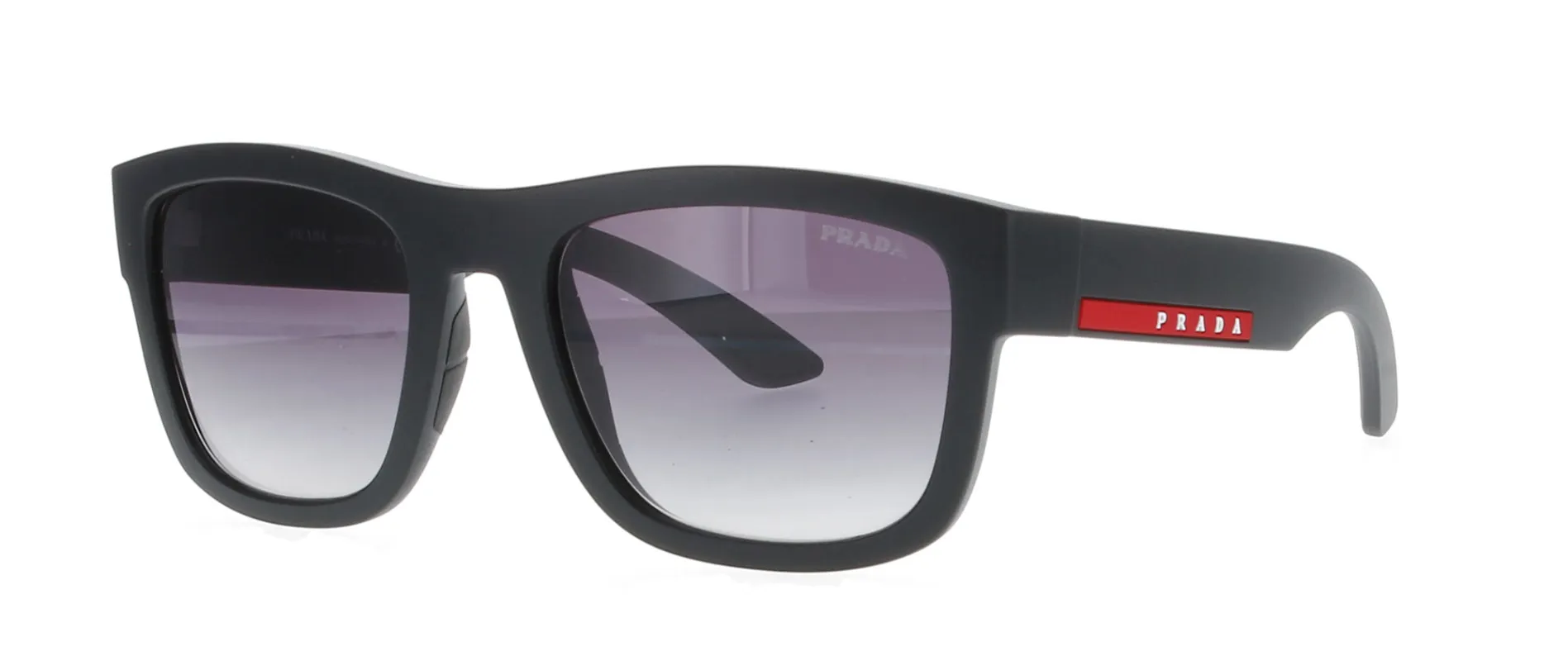 PRADA LINEA ROSSA Matte Black Sunglasses sold by Fashion Eyewear