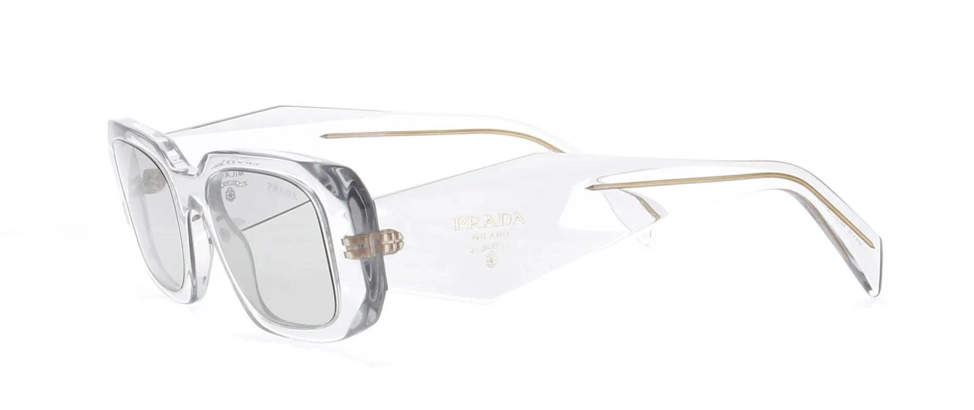 PRADA Transparent Grey Sunglasses sold by Fashion Eyewear