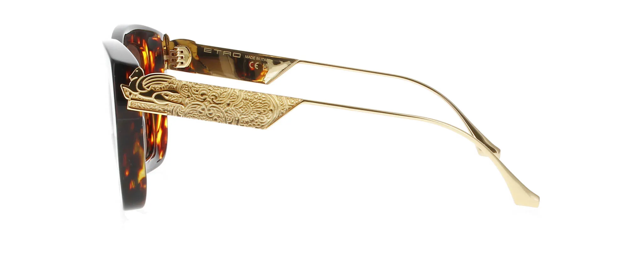 ETRO Havana and Gold Sunglasses sold by Fashion Eyewear product image thumbnail 3