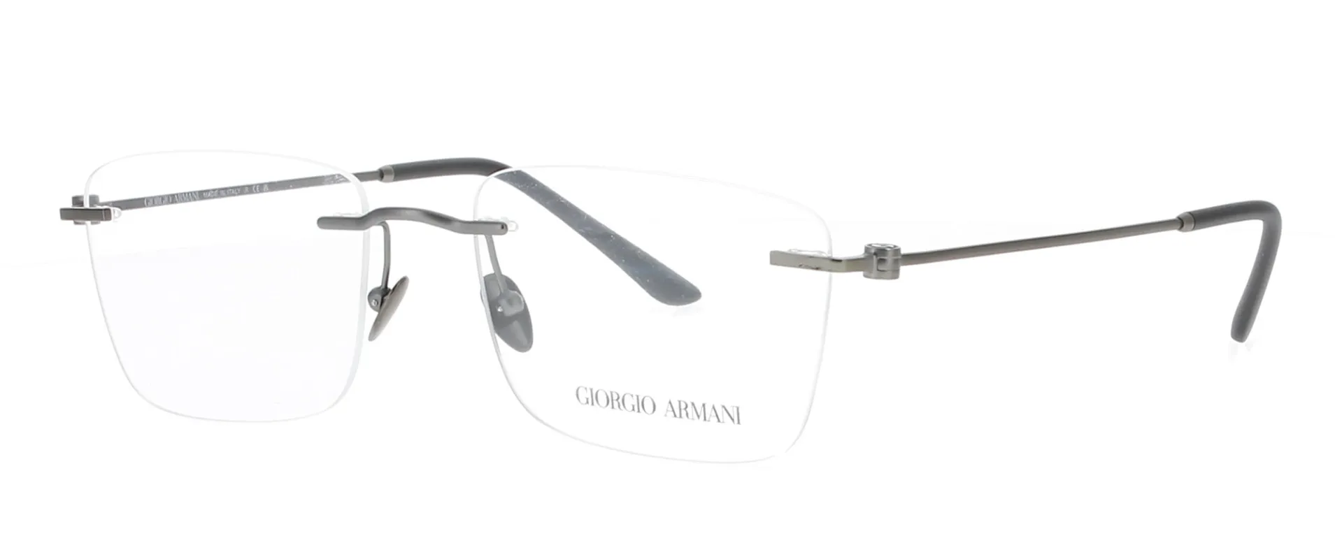 GIORGIO ARMANI Rimless Gunmetal Frame sold by Fashion Eyewear