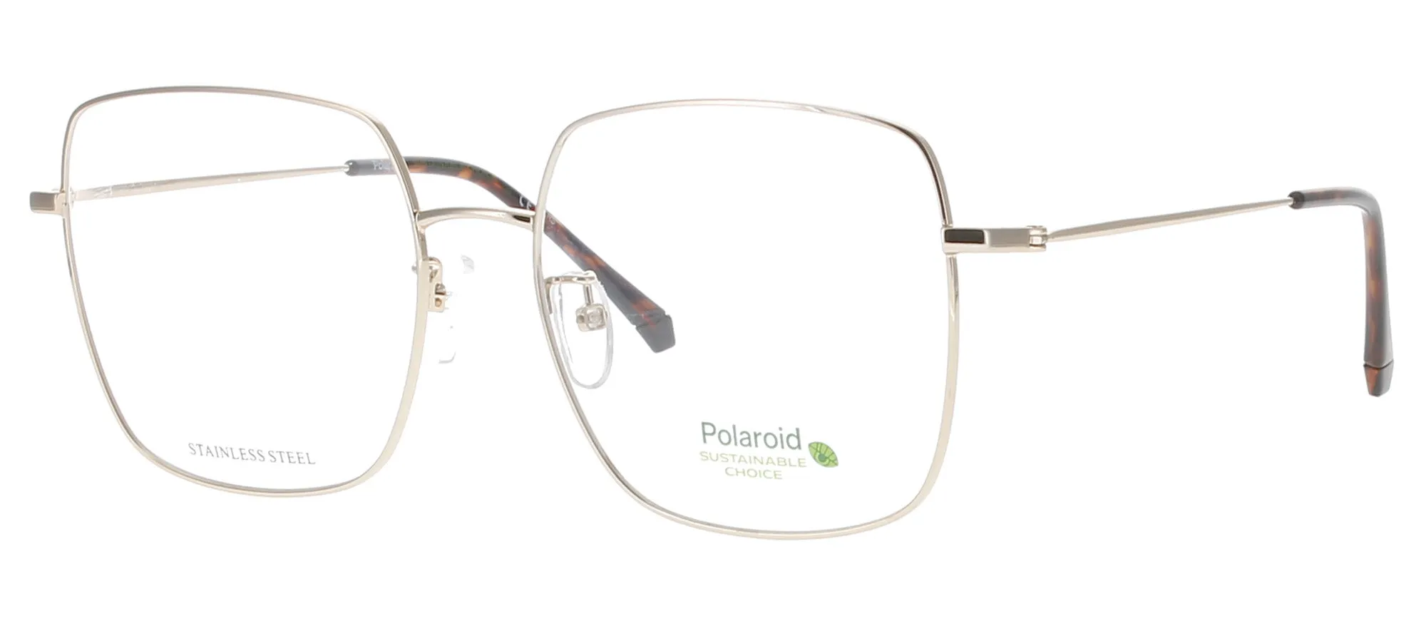 POLAROID Gold Havana Frame sold by Fashion Eyewear