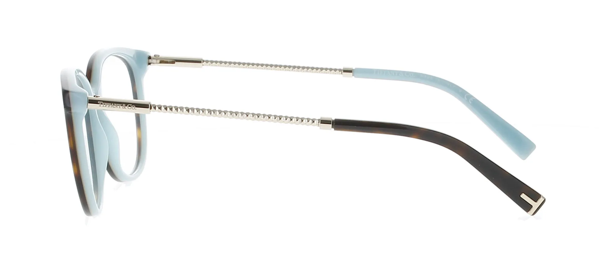 TIFFANY Havana on Blue Frame sold by Fashion Eyewear product image thumbnail 3