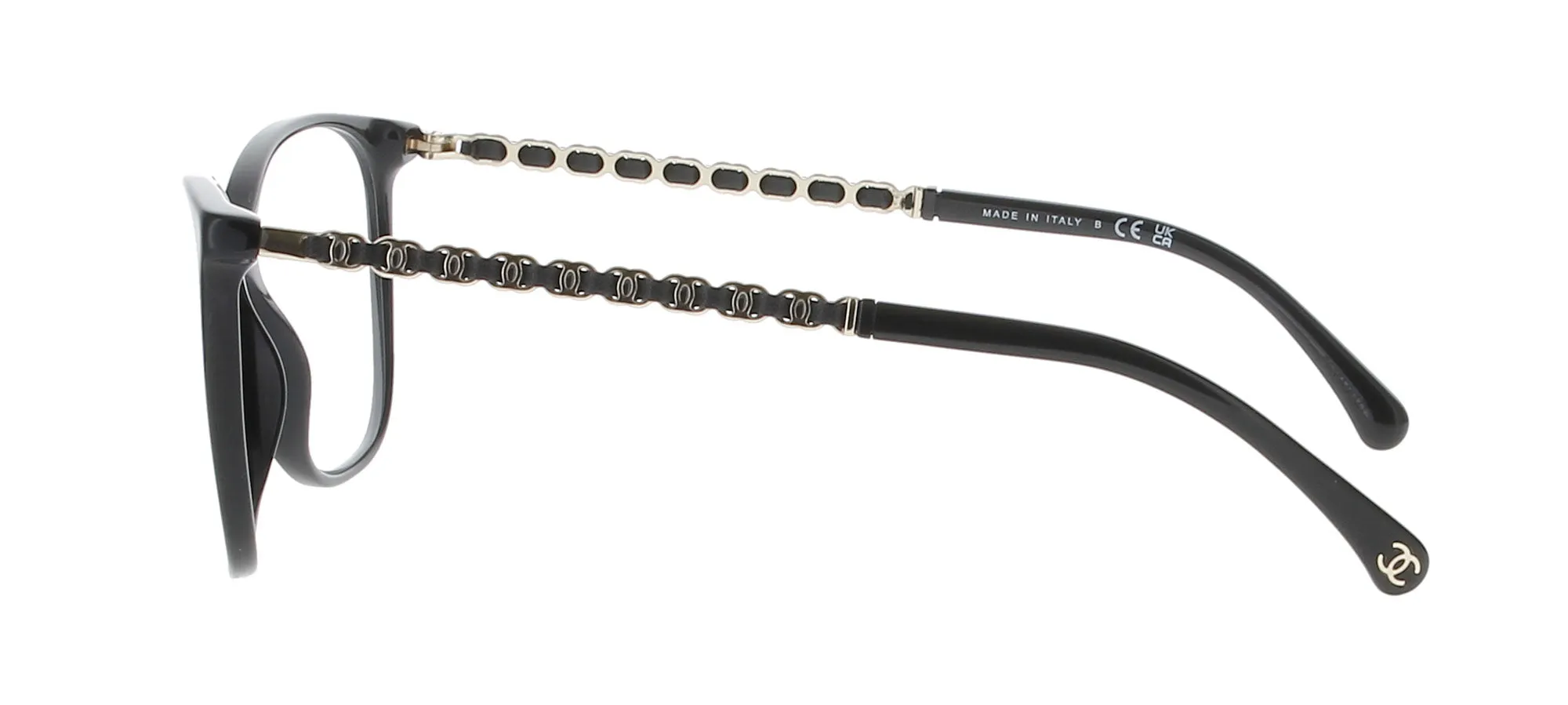 Chanel Calfskin and Metal Frame sold by Fashion Eyewear product image thumbnail 3