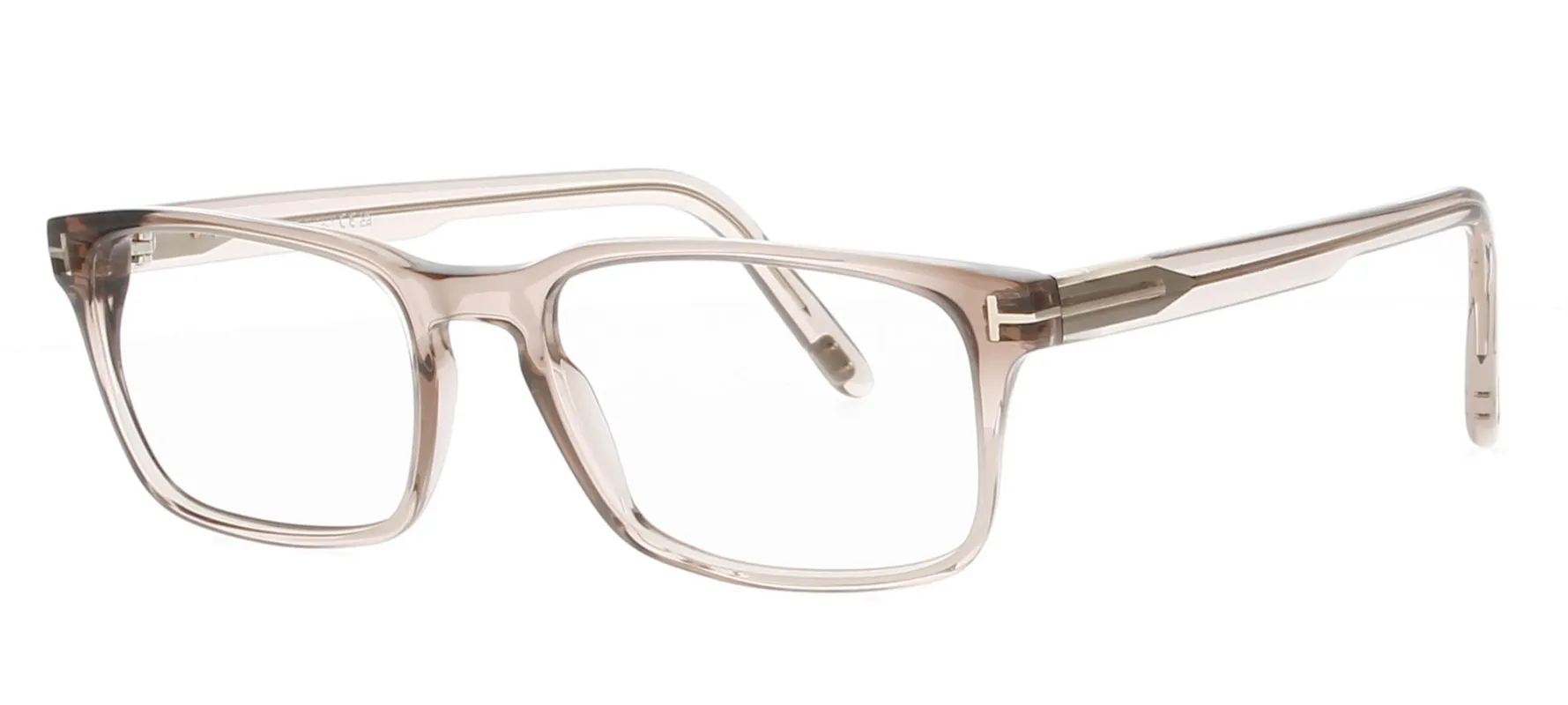 TOM FORD Beige Rectangle Frame sold by Fashion Eyewear