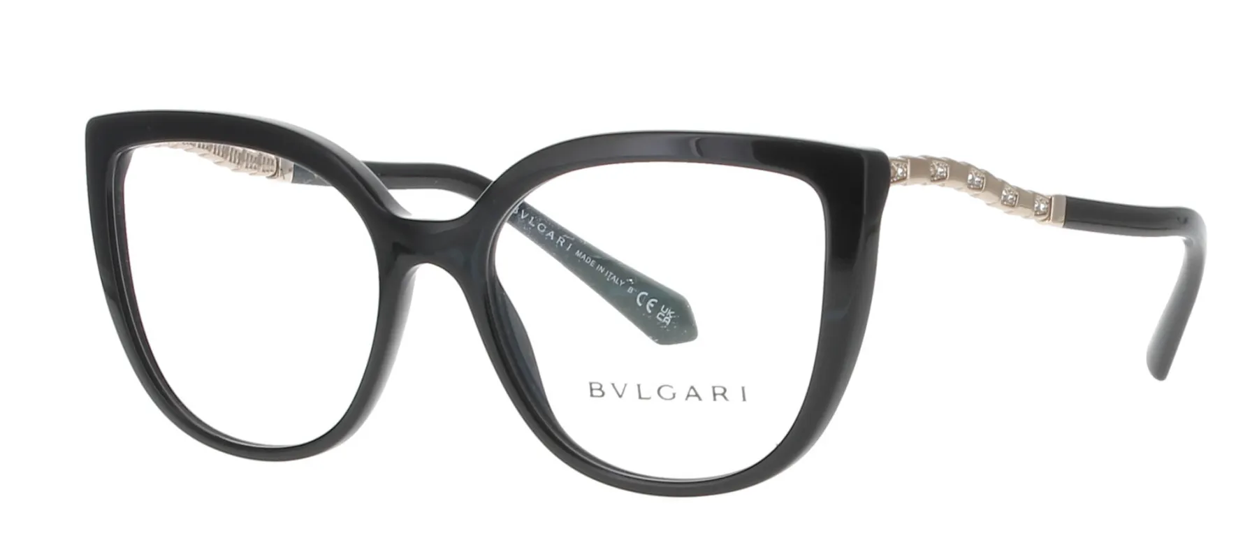 BVLGARI Black with Gold Frame sold by Fashion Eyewear