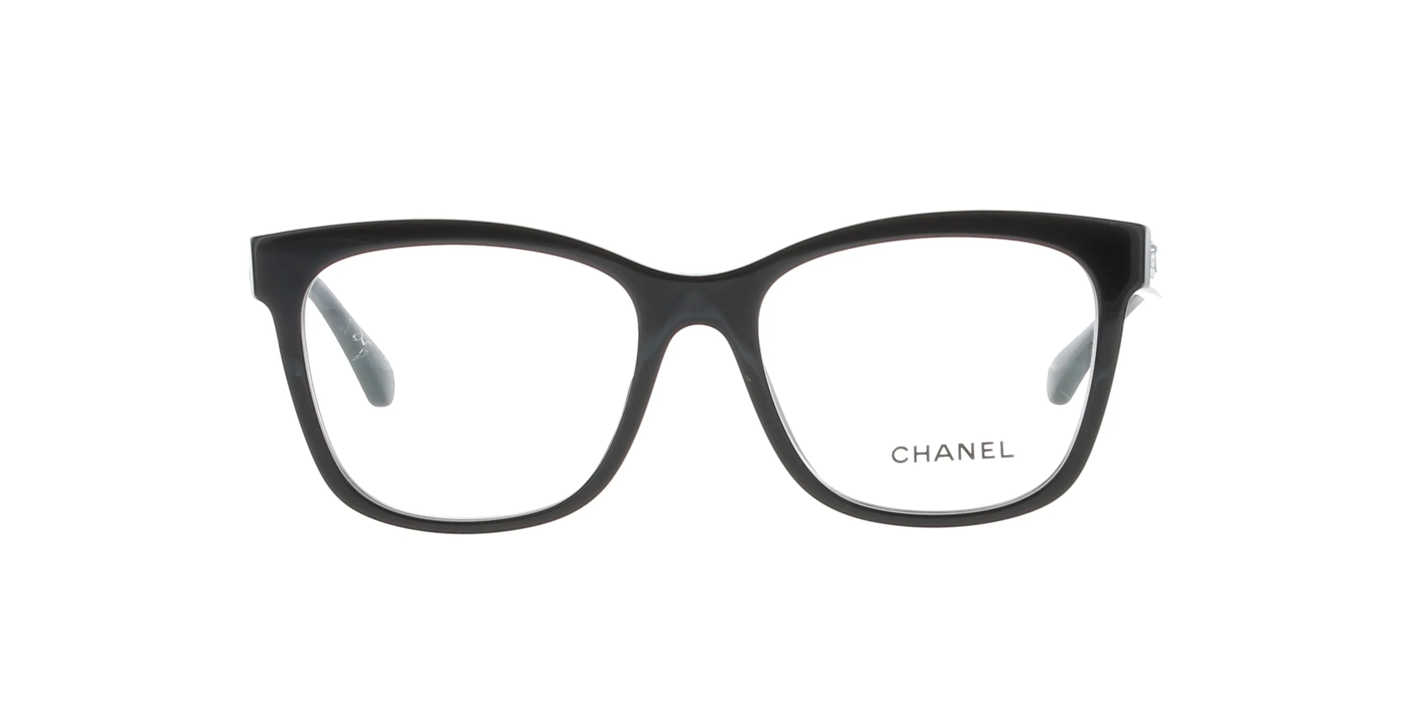 CHANEL Square Shiny Black Frame sold by Fashion Eyewear product image thumbnail 2