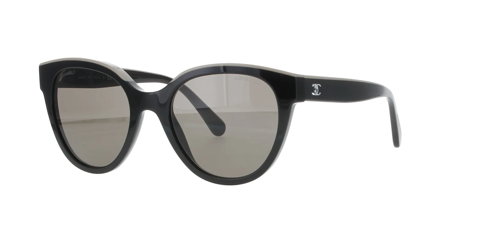 CHANEL Black and Beige Sunglasses sold by Fashion Eyewear