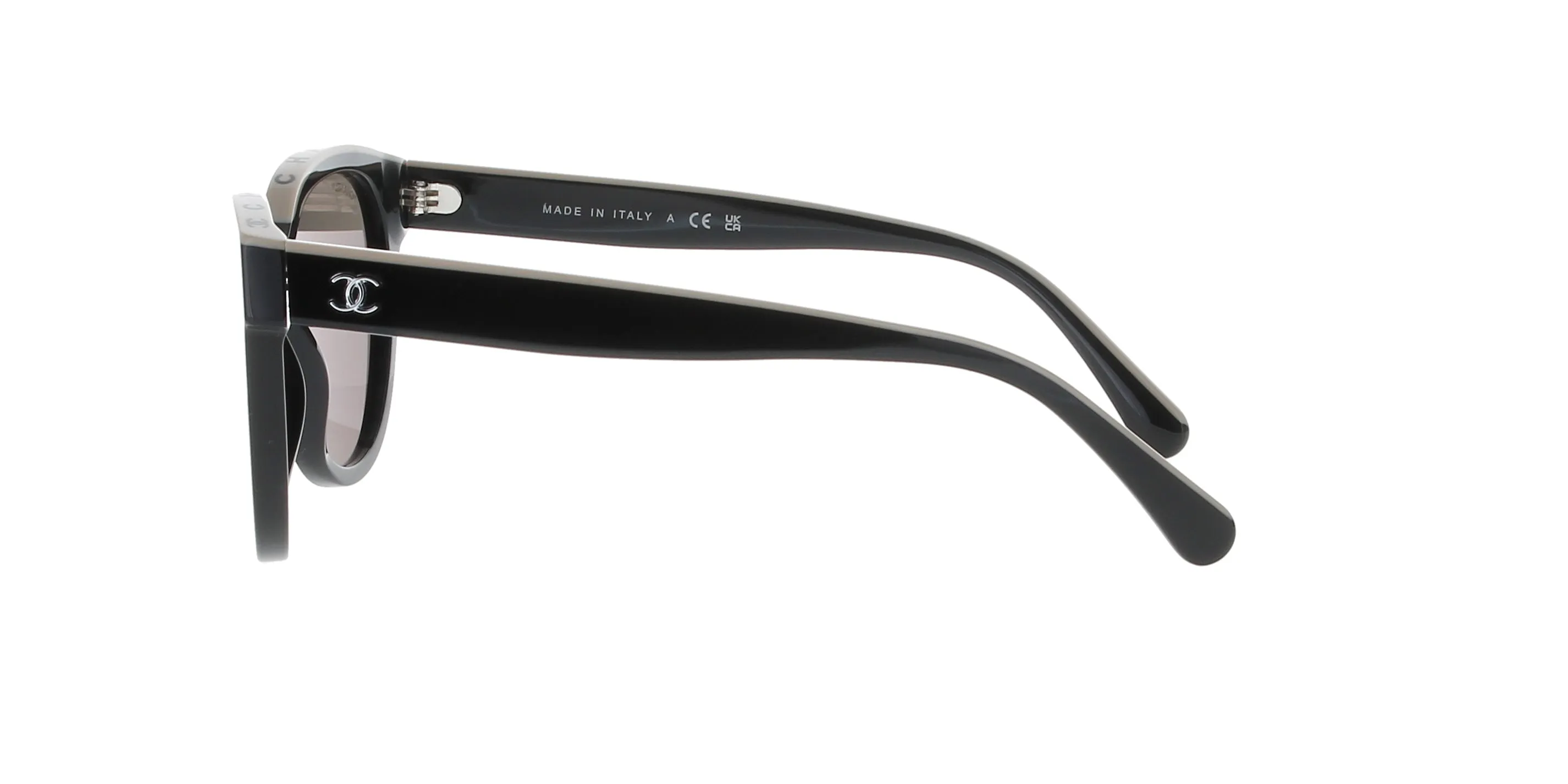 CHANEL Black and Beige Sunglasses sold by Fashion Eyewear product image thumbnail 3