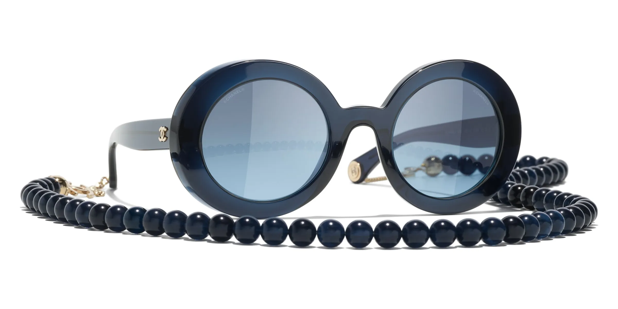 シャネル　サングラス　ラウンドシェイプ　5489 関税込 CHANEL 5489 ラウンド シェイプ サングラス (CHANEL