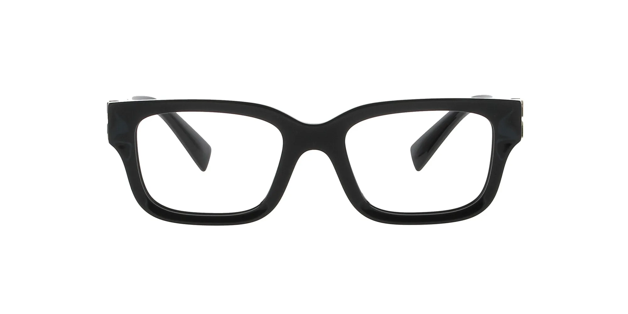 Miu Miu Glossy Black Rectangle Frame sold by Fashion Eyewear product image thumbnail 2