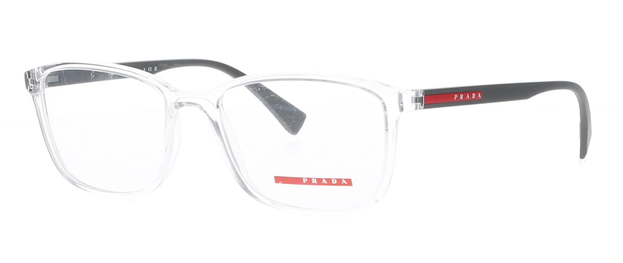 PRADA LINEA ROSSA Transparent Frame sold by Fashion Eyewear