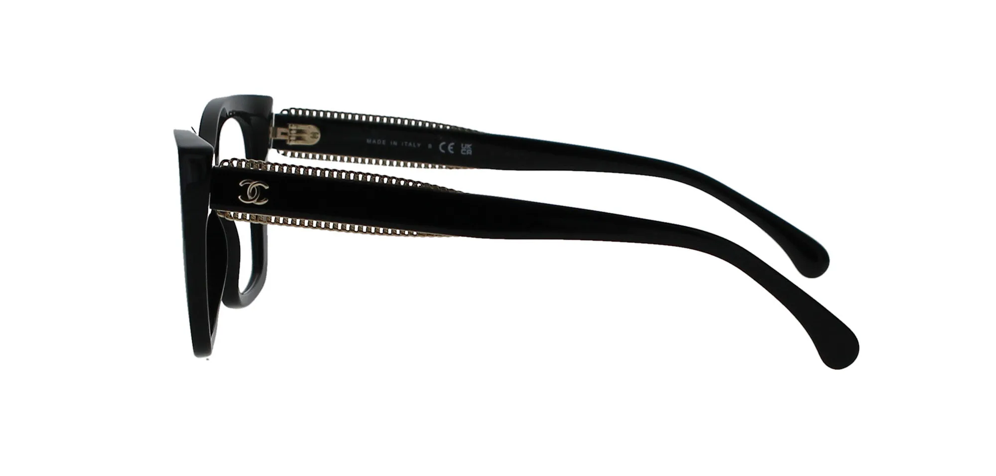 Chanel Shiny Black Frame sold by Fashion Eyewear product image thumbnail 3