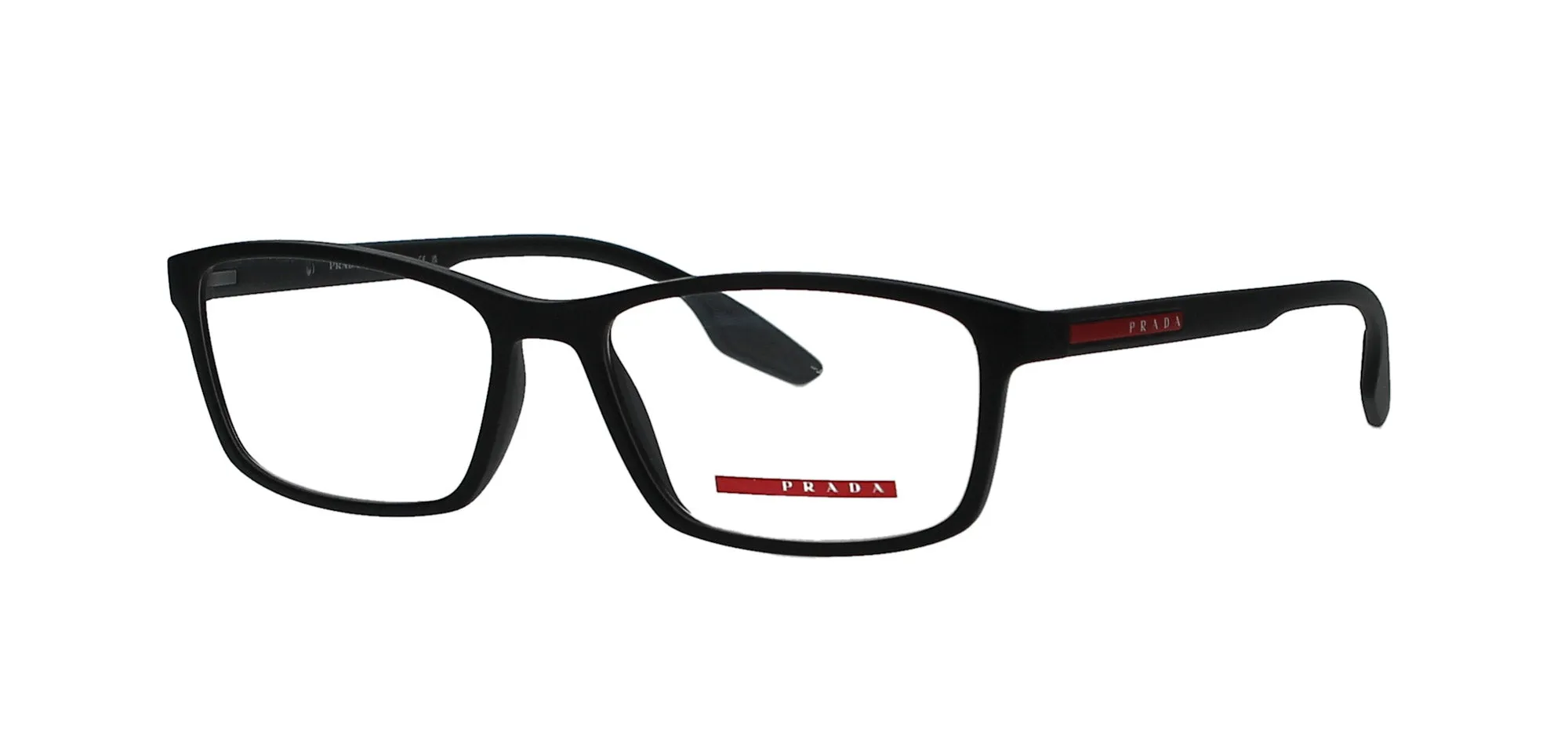 Prada Linea Rossa Matte Black And Red Frame sold by Fashion Eyewear