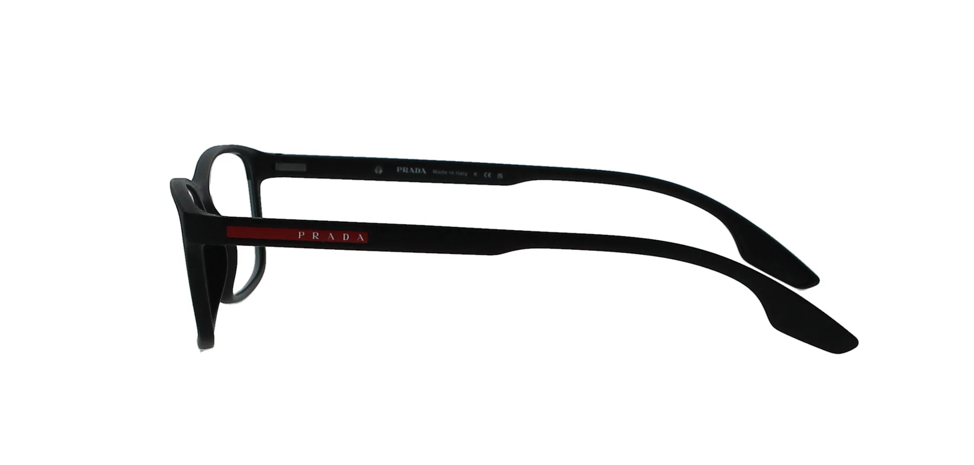 Prada Linea Rossa Matte Black And Red Frame sold by Fashion Eyewear product image thumbnail 3