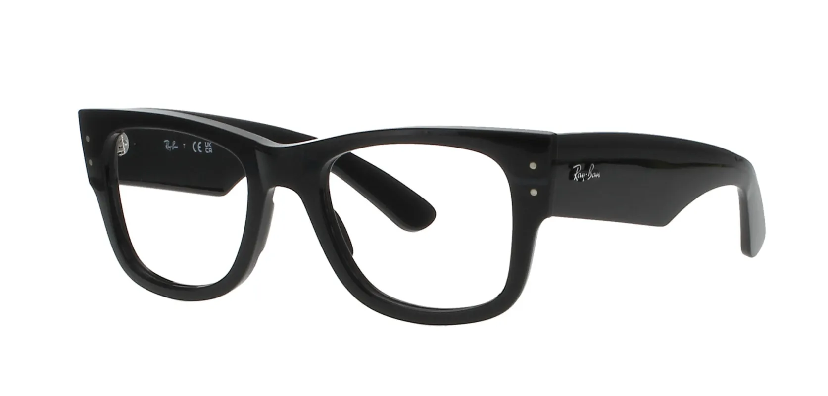 RayBan MEGA WAYFARER Black Acetate Frame sold by Fashion Eyewear