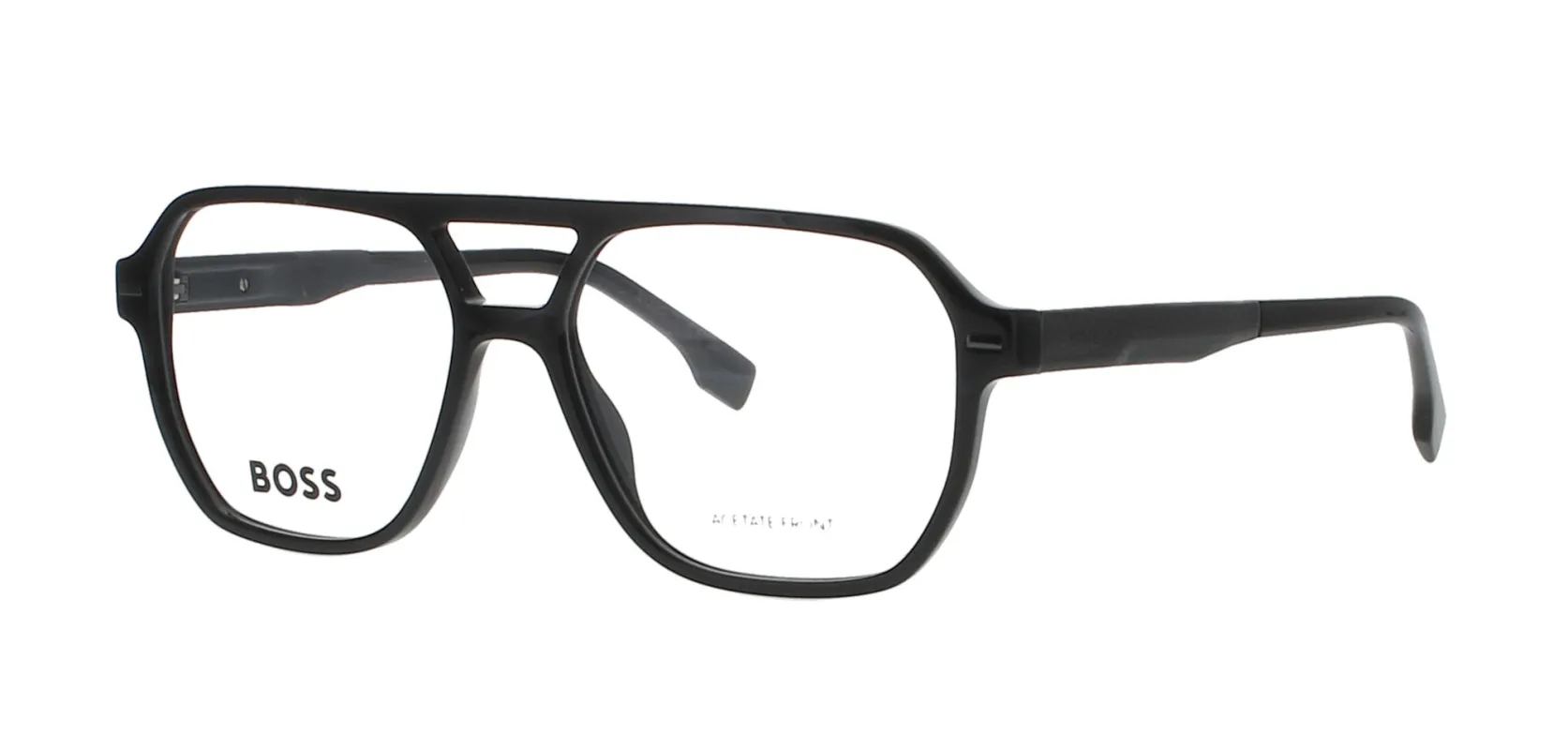 Boss Shiny Black And Carbon Frame sold by Fashion Eyewear