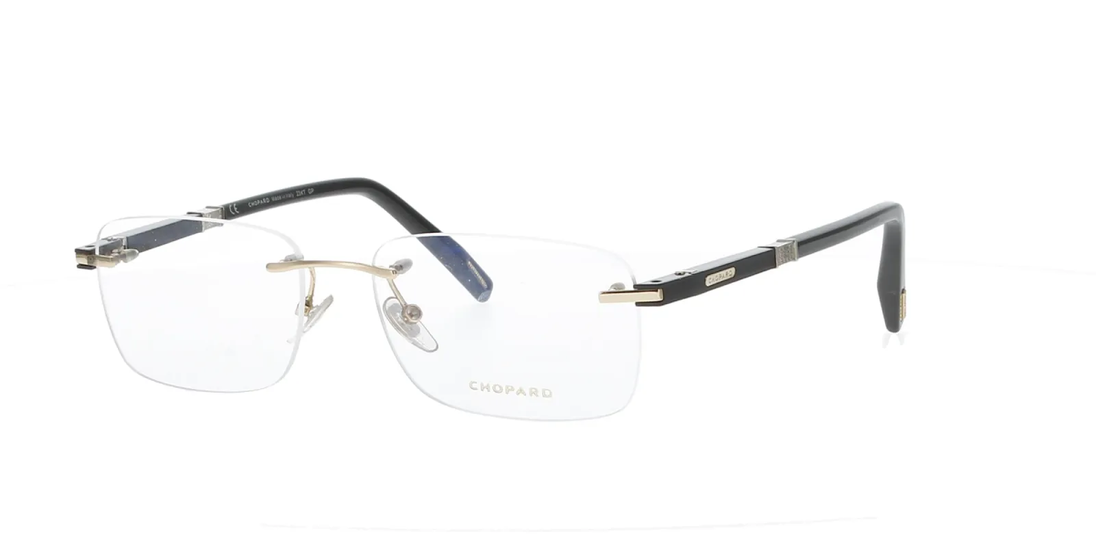 Rimless Carbon Fiber Chopard Frame sold by Fashion Eyewear