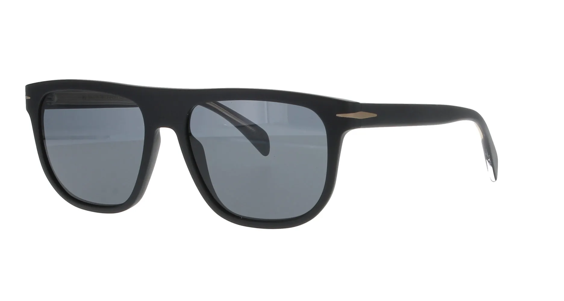 Square Matt Black David Beckham Sunglasses sold by Fashion Eyewear