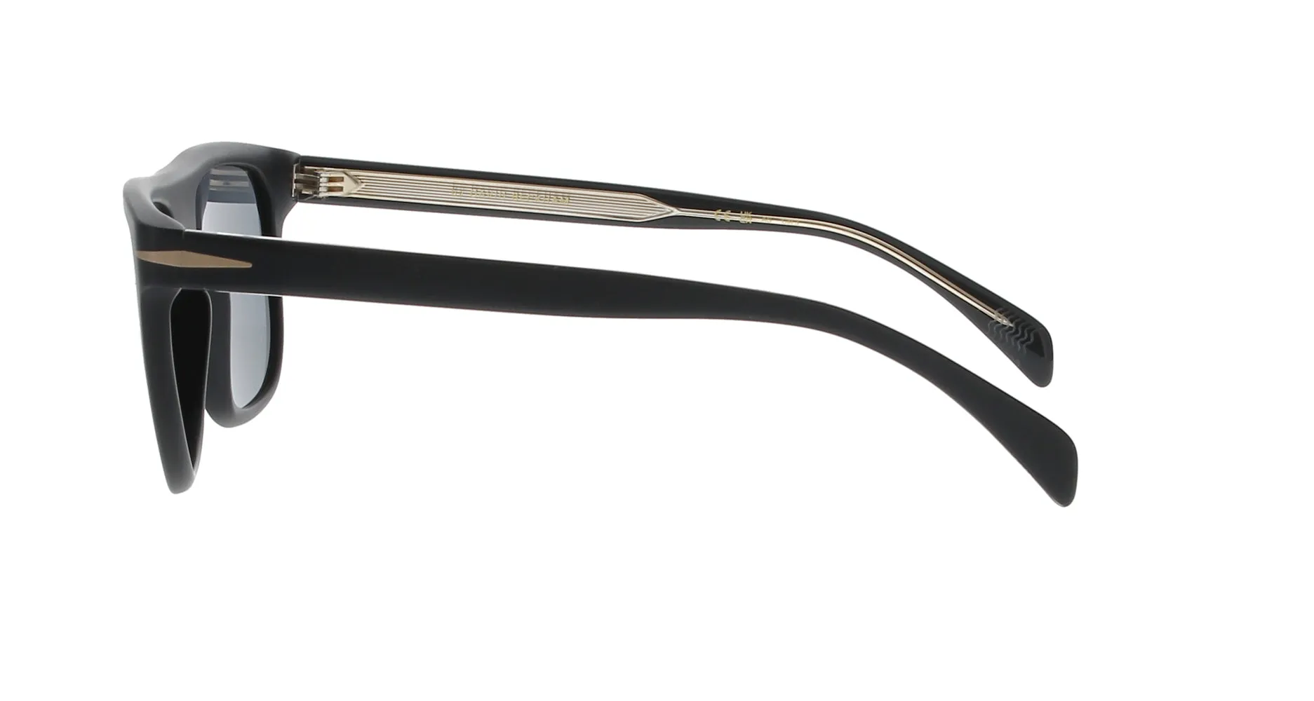 Square Matt Black David Beckham Sunglasses sold by Fashion Eyewear product image thumbnail 3