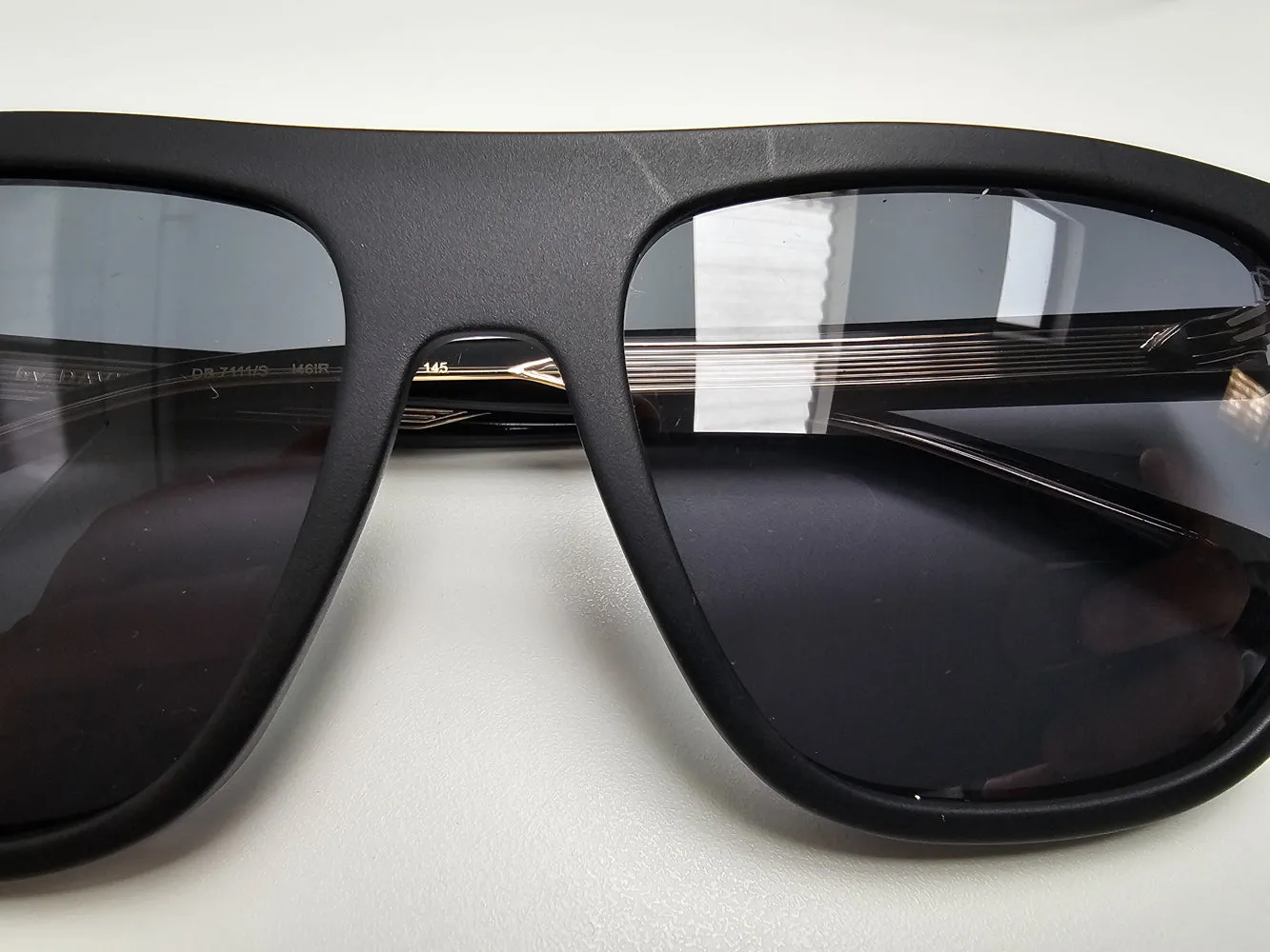 Square Matt Black David Beckham Sunglasses sold by Fashion Eyewear product image thumbnail 4