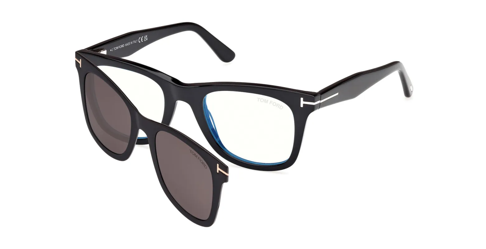 Tom Ford TF5970-B Blue Light With Clip-on sold by Fashion Eyewear