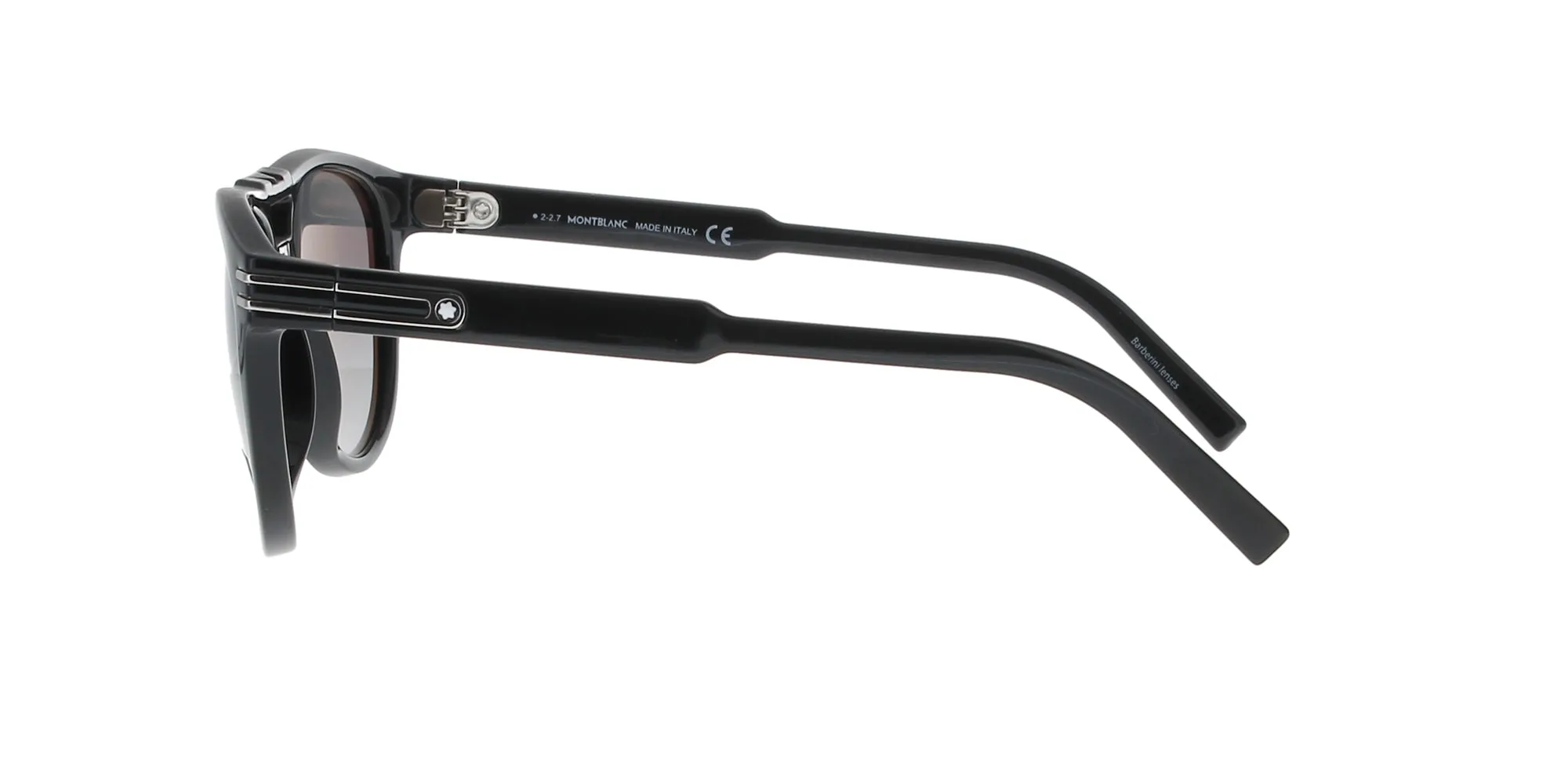 Polished Black Mont Blanc Sunglasses sold by Fashion Eyewear product image thumbnail 3