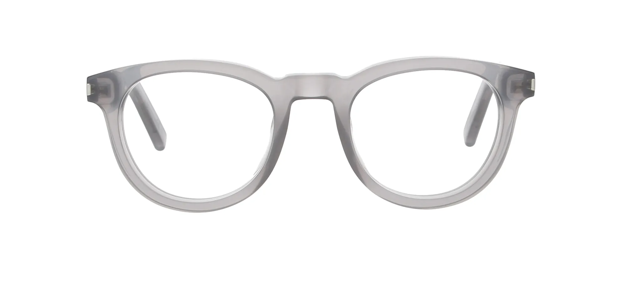 Round Crystal Grey Saint Laurent Frame sold by Fashion Eyewear product image thumbnail 2