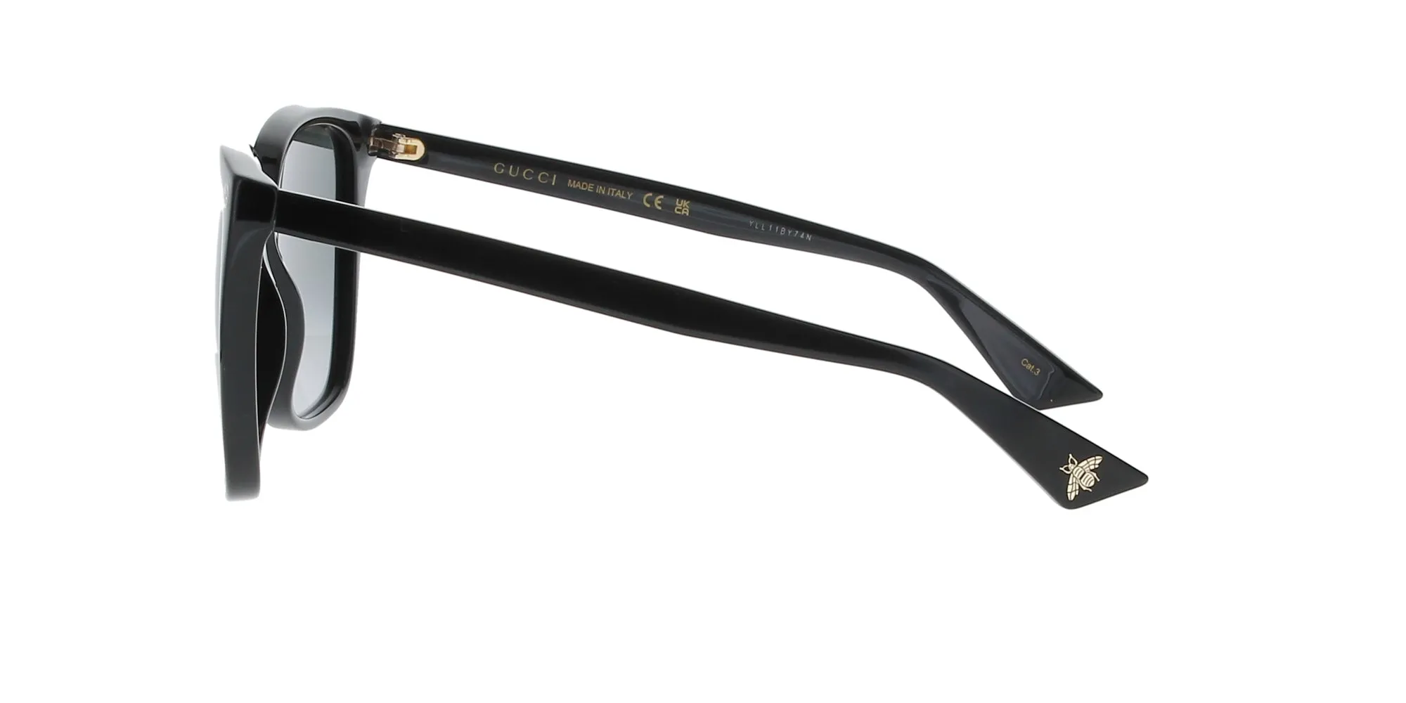 Oversized Black Gucci Sunglasses sold by Fashion Eyewear product image thumbnail 3