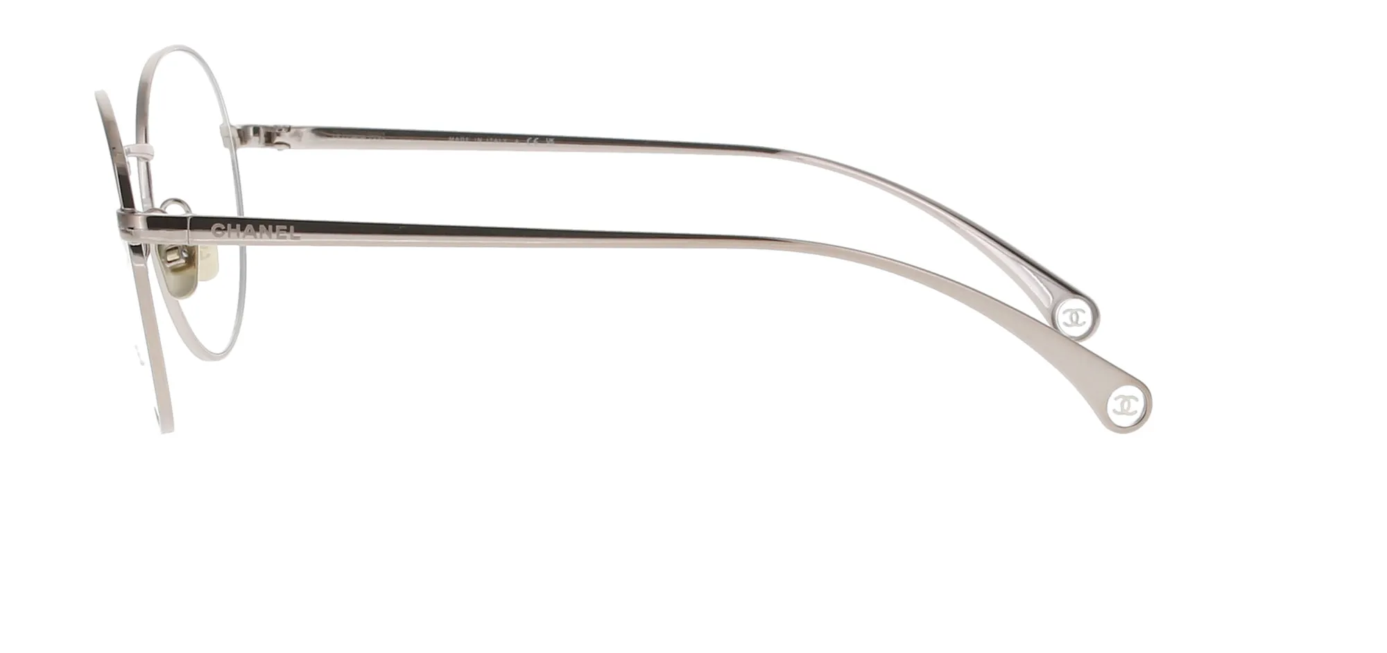 Beige-Pink & Gold Oval Chanel Frame sold by Fashion Eyewear product image thumbnail 3