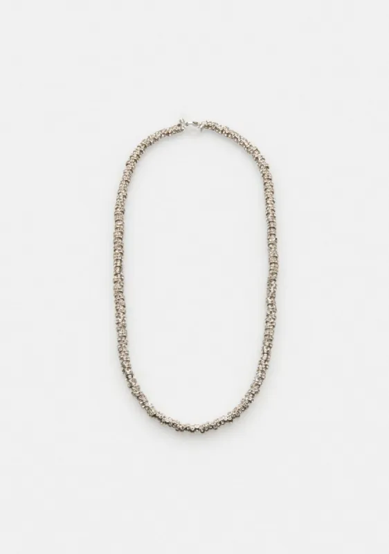 Metallic Hoops Chain With Crystals sold by Fashion Eyewear