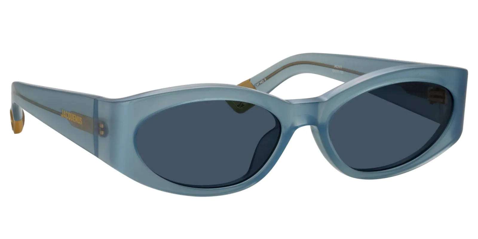 【送料&関税込】Jacquemus Bambino - Light Blue Sunglasses - Bambino Angular Sunglasses in Light Blue by Jacquemus | Parallel