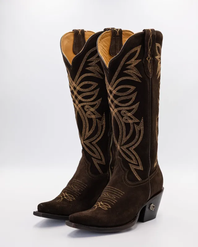 Allison Espresso Rough Out made by TEXAS COUNTRY