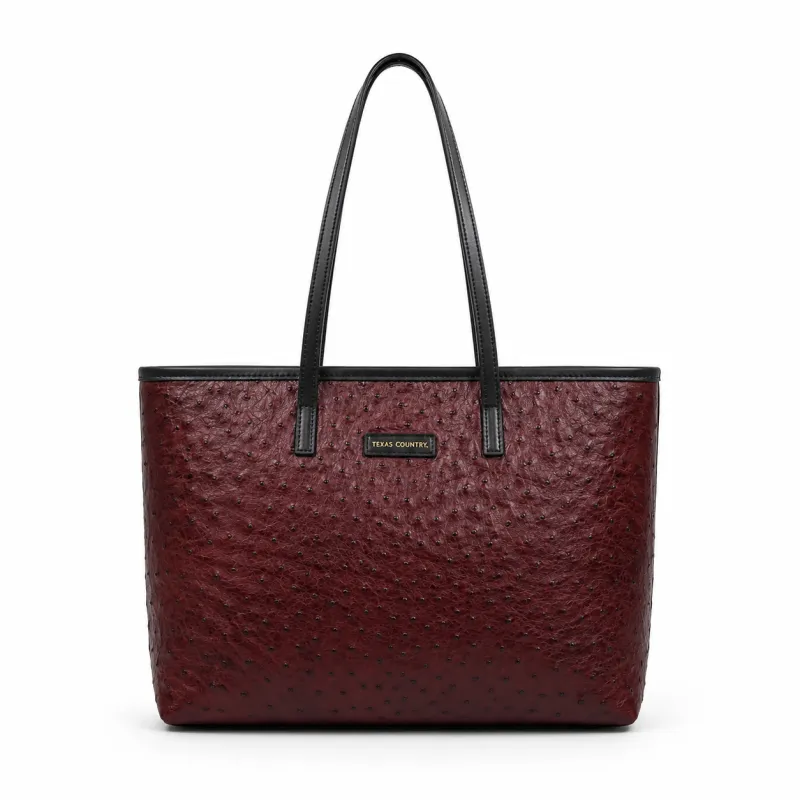 Addison Cherry Tote made by TEXAS COUNTRY