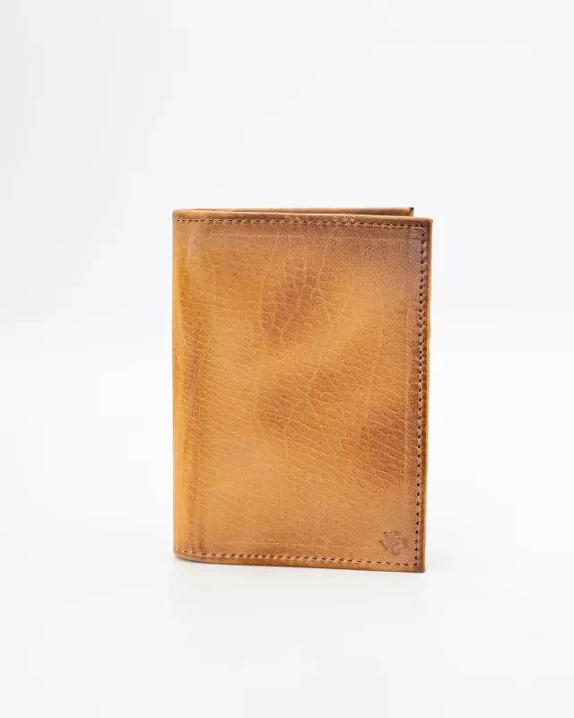 Rust Cork Passport Holder made by TEXAS COUNTRY