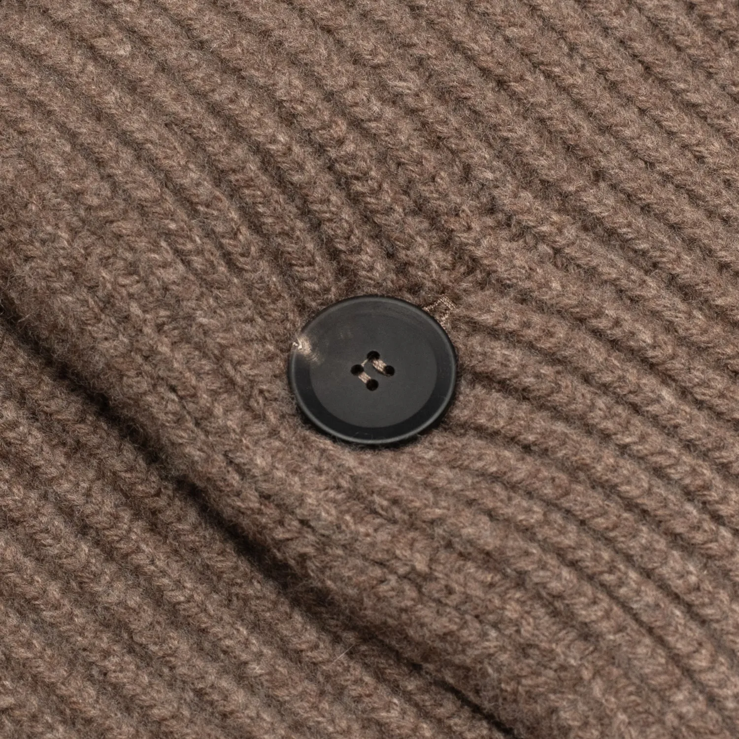 Oak Dust Wool Cashmere Shawl Collar Cardigan sold by William Crabtree & Sons product image thumbnail 2