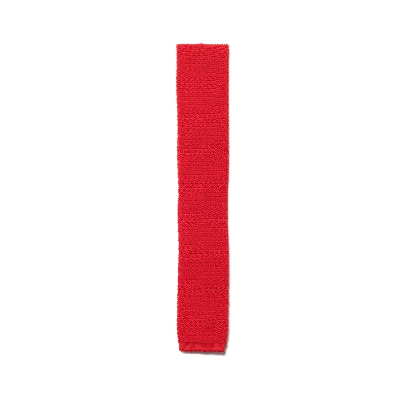 Red Knitted Silk Tie sold by William Crabtree & Sons