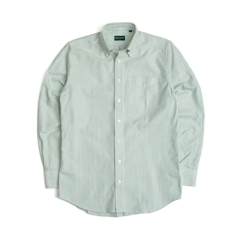 Green Oxford Button Down Shirt sold by William Crabtree & Sons