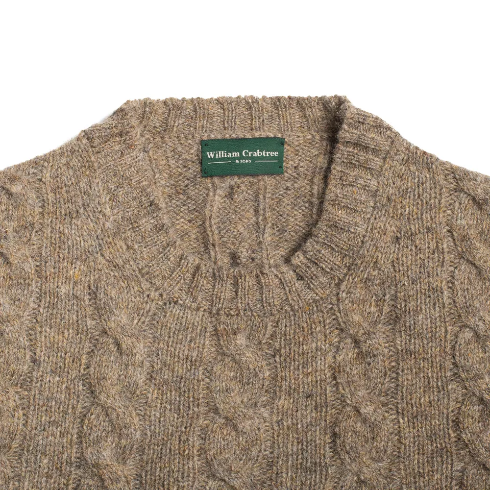 Otter Cable Shetland Knit Jumper sold by William Crabtree & Sons product image thumbnail 2