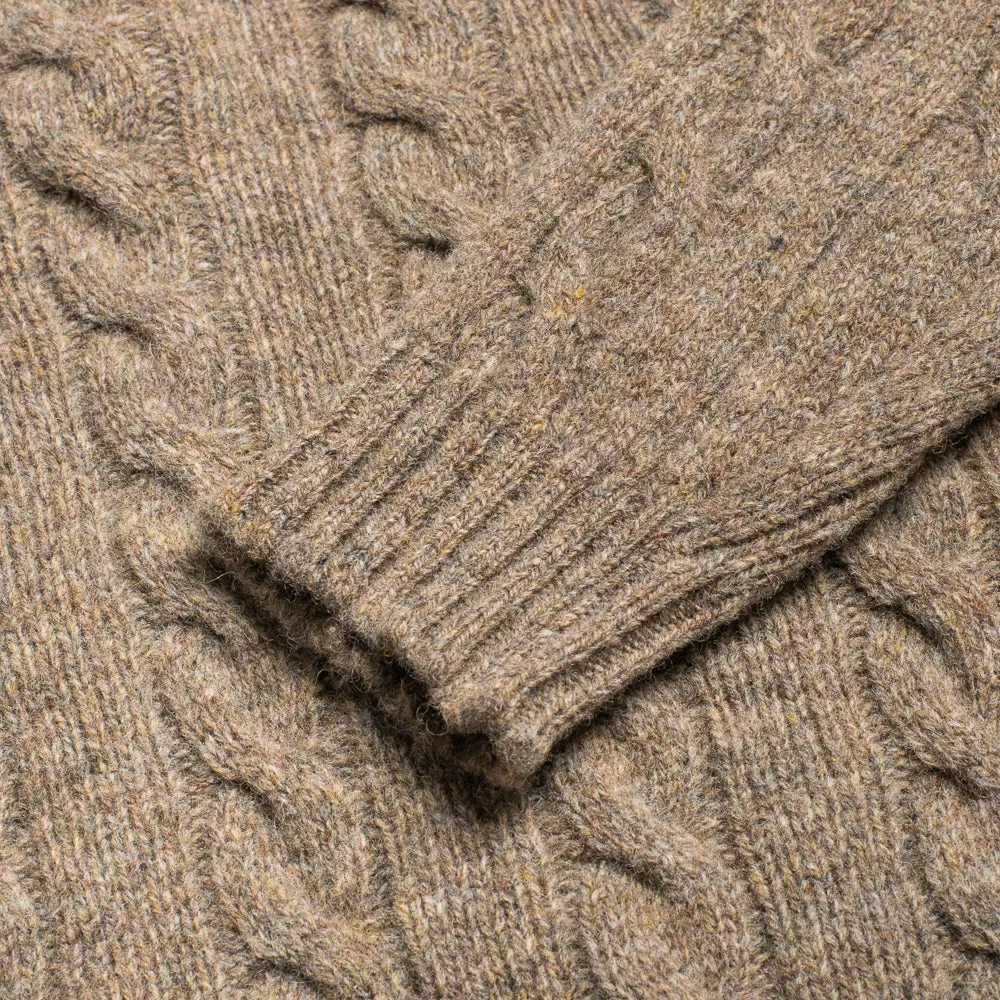 Otter Cable Shetland Knit Jumper sold by William Crabtree & Sons product image thumbnail 3