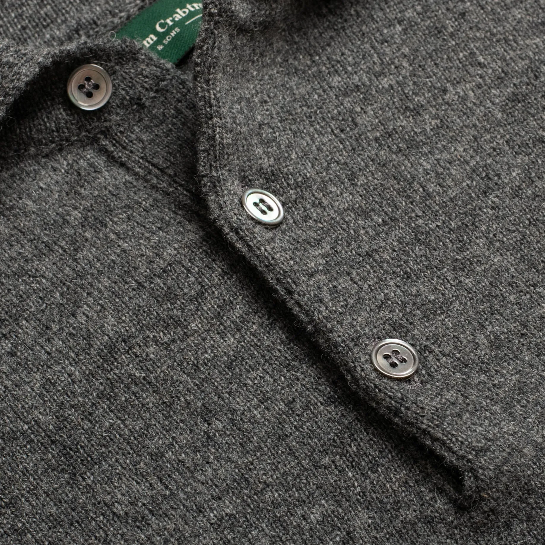 Ash 2 Ply Lambswool Sportshirt sold by William Crabtree & Sons product image thumbnail 2