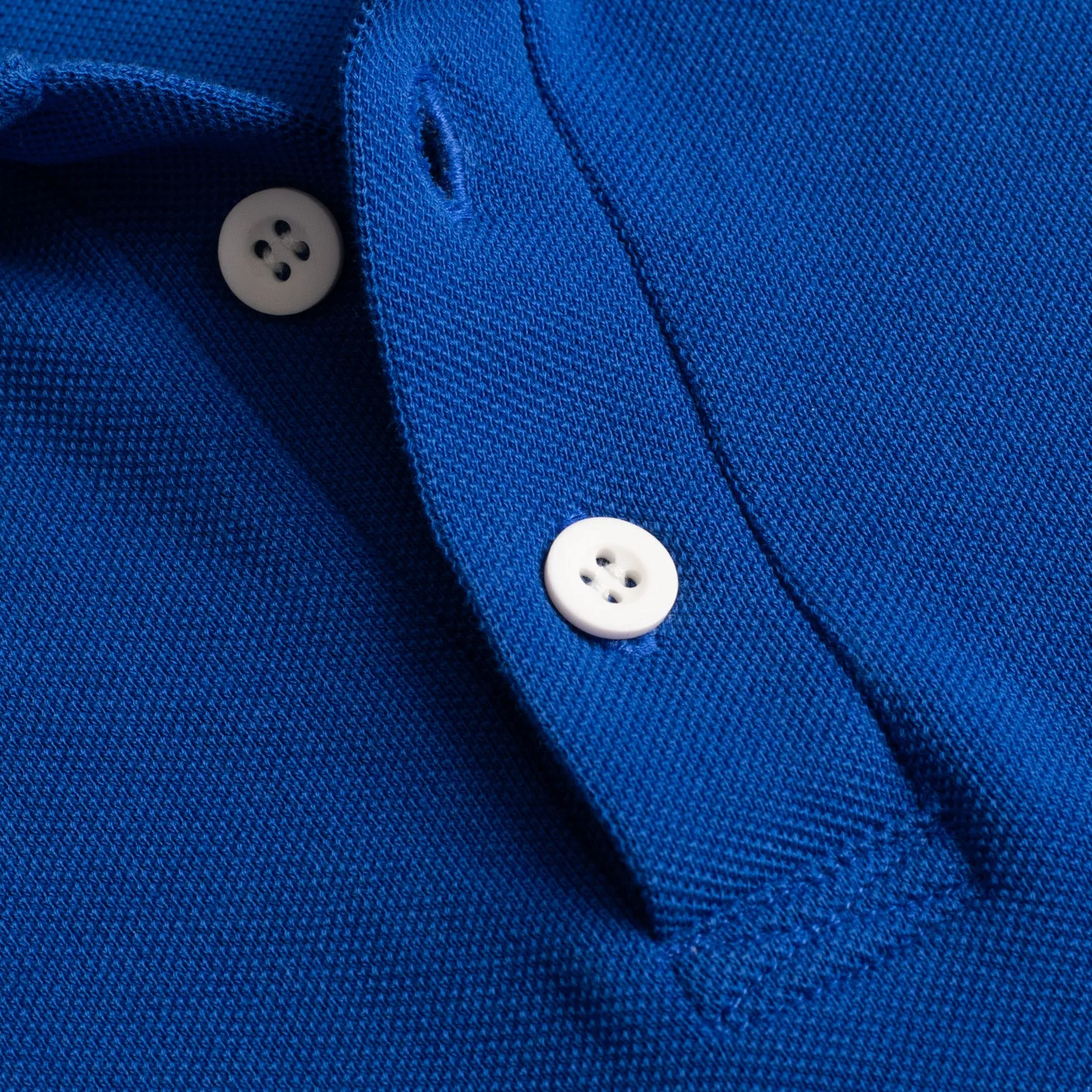 Royal Blue Long Sleeved Polo Shirt sold by William Crabtree & Sons product image thumbnail 4
